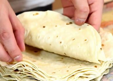 Tasty tortilla step by step recipe with photo