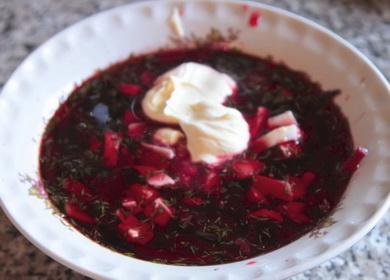 How to learn how to cook a delicious beetroot according to a classic recipe 🥣