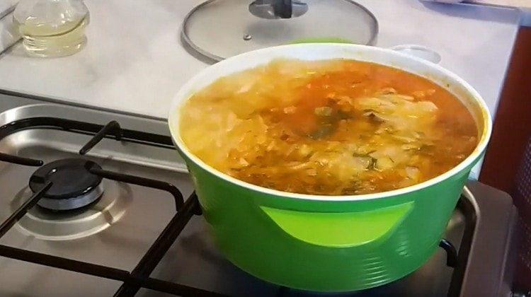 Al final, puede agregar verduras a la sopa de remolacha sin remolacha.