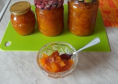 Pumpkin jam with dried apricots - a real объ