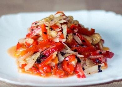 Odessa-style eggplant pepper - a very simple and tasty recipe 🥗