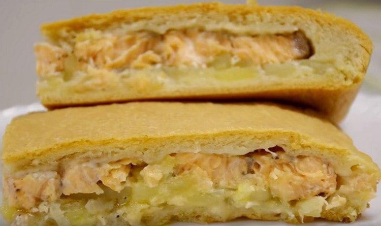 Un pastel de pescado magro de acuerdo con esta receta es increíblemente sabroso.