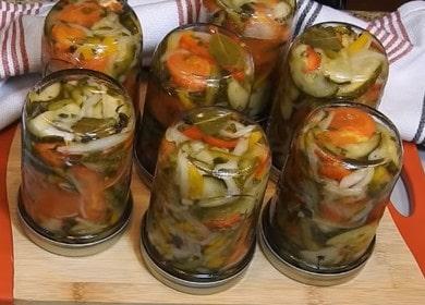 Ensalada Donskaya para el invierno: verduras crujientes y fragantes durante todo el año 🥫