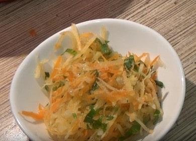 Salade de carottes et navets - recette de régime