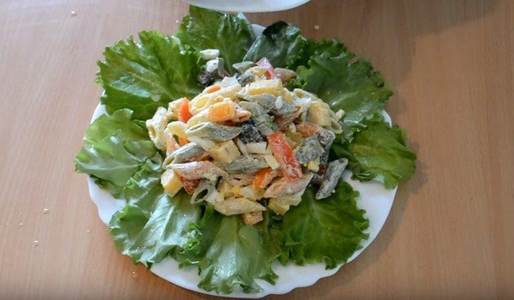 Estas ensaladas de pasta se pueden preparar en casa.