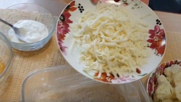 râpez le fromage.