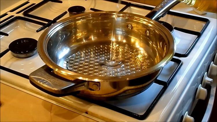 heat the pan