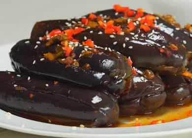 Aubergine coréenne - excellent apéritif ou plat principal