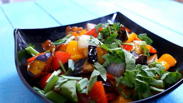 eggplant in sweet and sour sauce