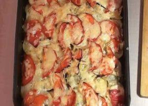 Viande française avec pommes de terre et tomates recette étape par étape avec photo