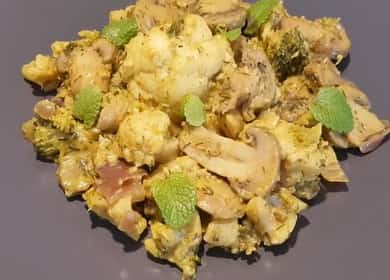 Receta para un minero de coliflor congelada 🥦