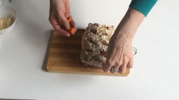 Agrega zanahorias para cocinar