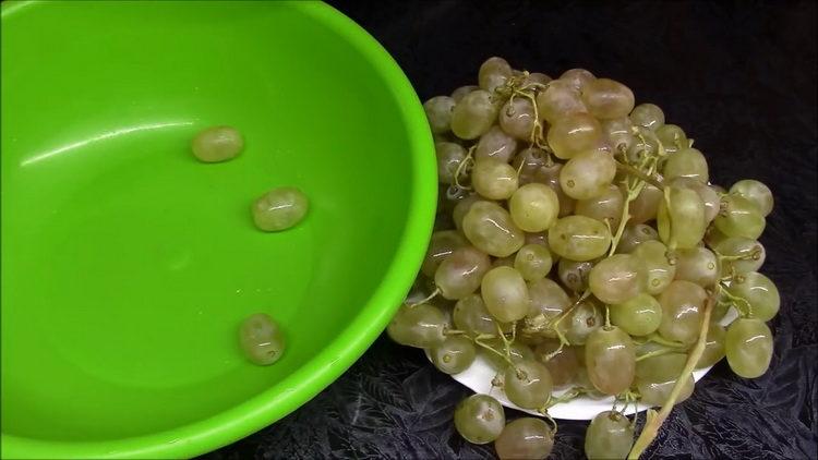 preparar uvas