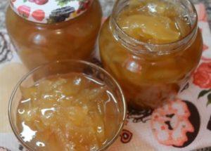 preparar deliciosa mermelada de pera de acuerdo con una receta simple