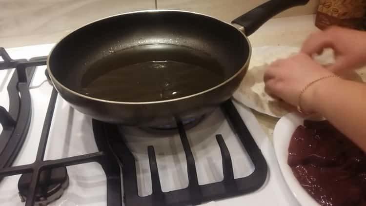 Calienta la sartén para cocinar