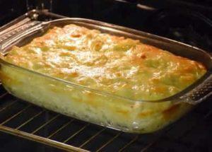 Baked cauliflower with cheese in the oven according to a step by step recipe with photo