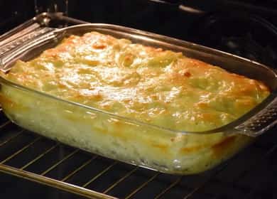 Casserole avec du chou haché et de la viande hachée  comment faire cuire une cocotte au four