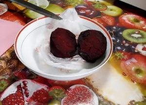 How to bake beets in the microwave in 5 minutes