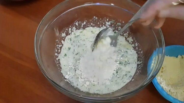 Sift flour for cooking