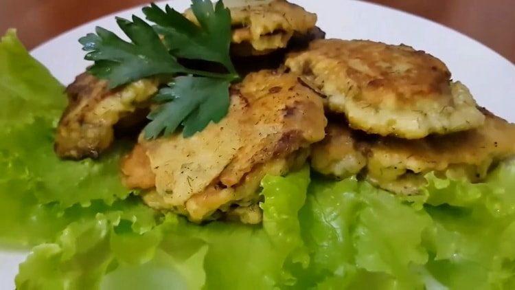 hígado de pollo preparado en masa