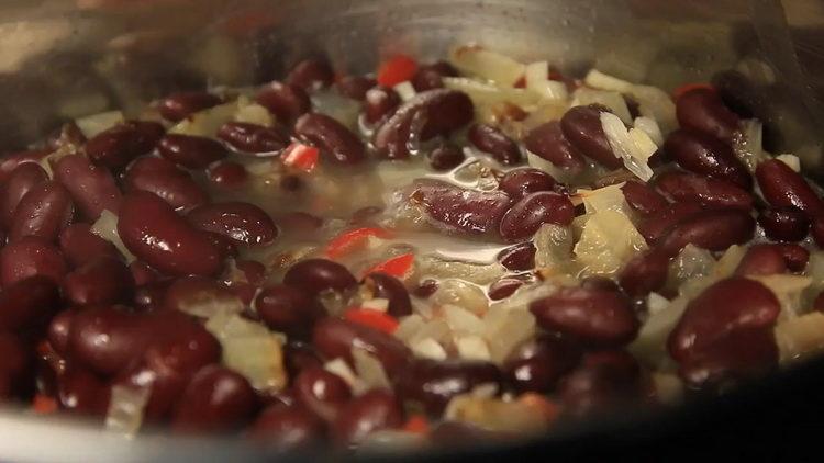 receta clásica de lobio de frijoles rojos