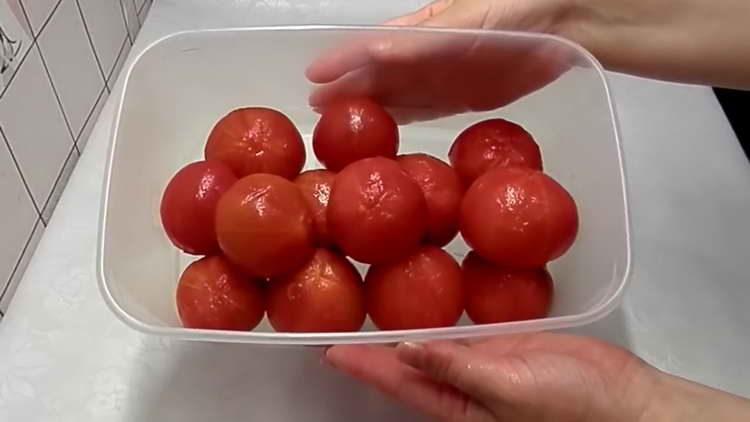peler les tomates