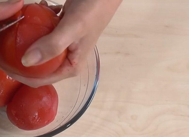 blanširajte rajčice