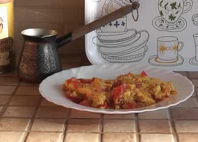Prženi omlet od rajčice s jajima 🍅