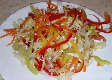 Salade d'automne - recette d'hiver sans stérilisation