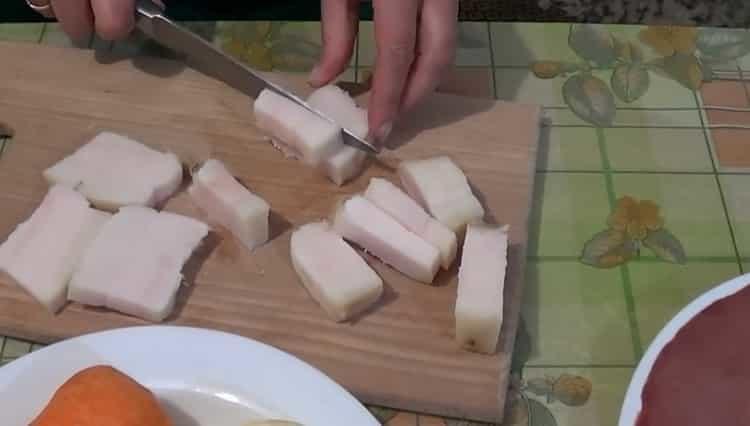 Cuisson de la pâte de foie de porc