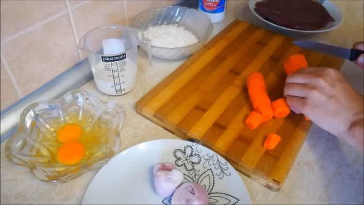 Cooking the liver in the oven