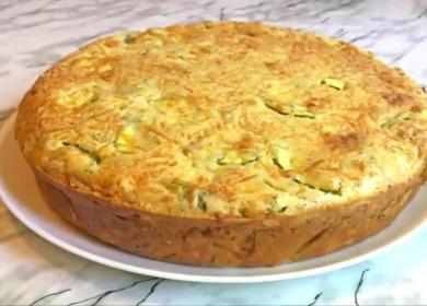 Tarte aux courgettes délicieux🥧