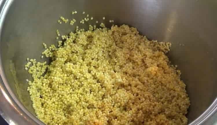How to prepare lean millet porridge