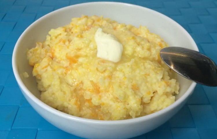 Comment apprendre à cuire une délicieuse bouillie de millet à la citrouille dans une mijoteuse