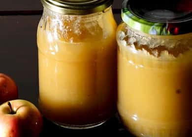 Apple puree ayon sa isang hakbang-hakbang na recipe na may larawan фото