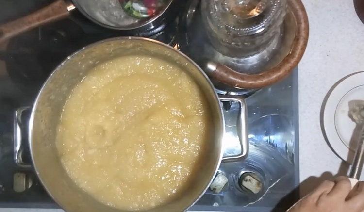 faire bouillir la purée de pommes de terre