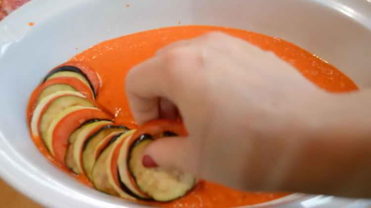 mettre les légumes à son tour