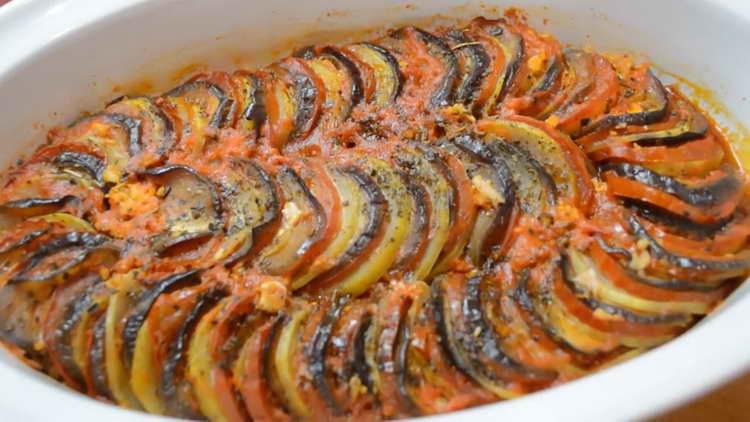 recette de ratatouille avec photo étape par étape