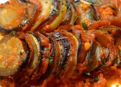 Délicieuse ratatouille - recette avec des photos étape par étape