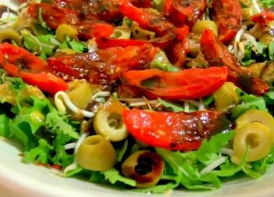 Recettes de salades italiennes avec tomates séchées