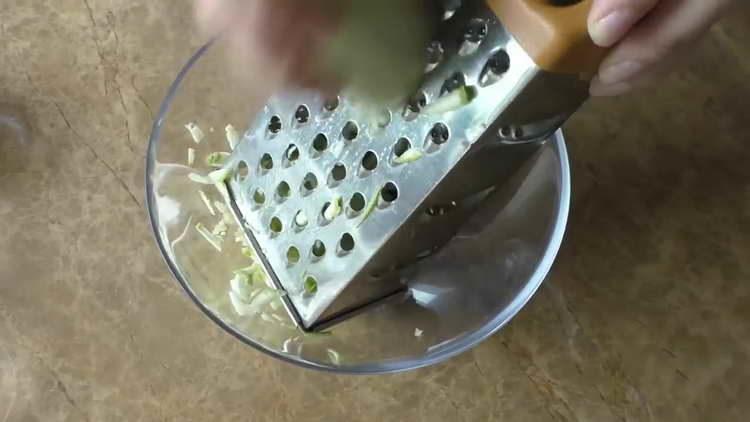 grate zucchini