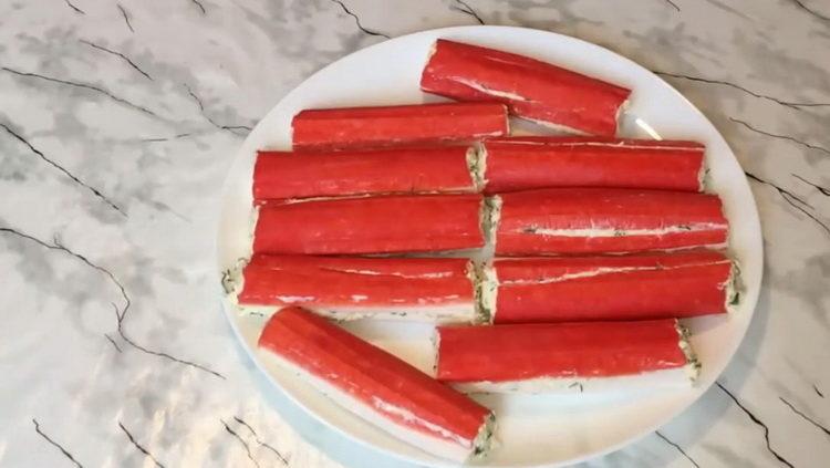 Prepare the ingredients for cooking.