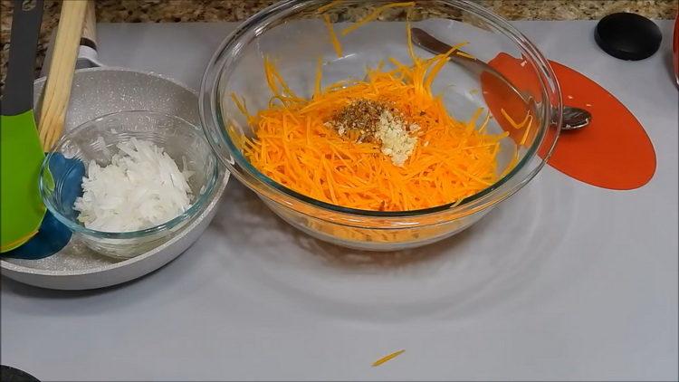 preparar los ingredientes