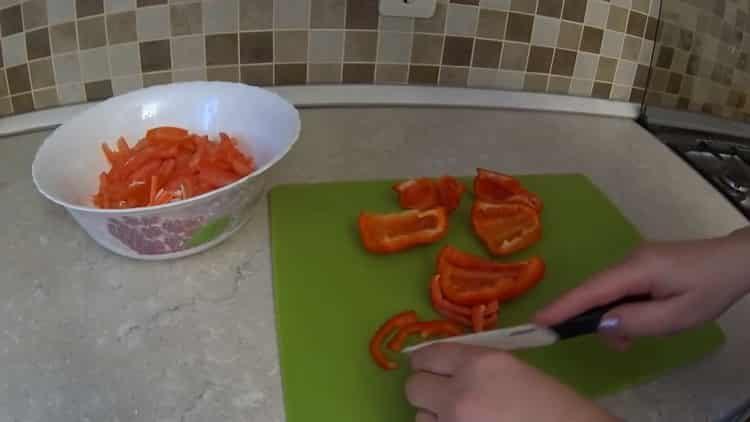 Para cocinar, picar pimienta