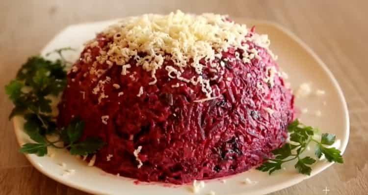 beetroot with prunes and walnuts recipe