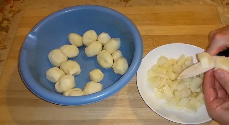 Préparer les pommes de terre pour la cuisson