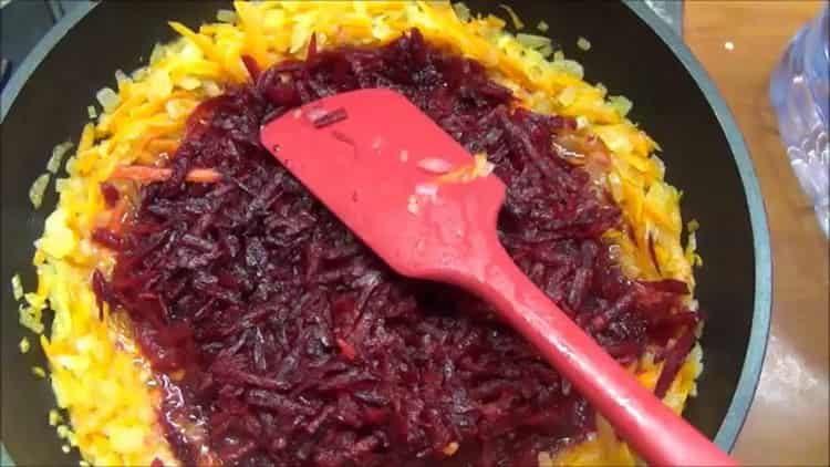 For cooking, pass the beetroot