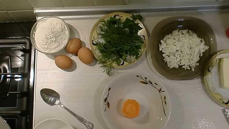 Prepara los ingredientes para cocinar.