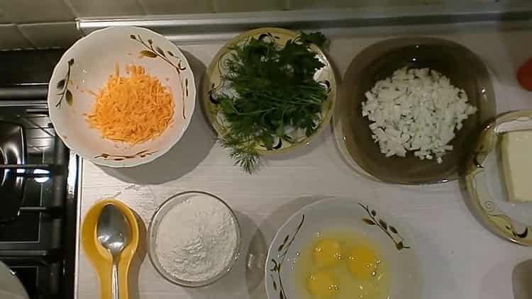 Grate carrots for cooking