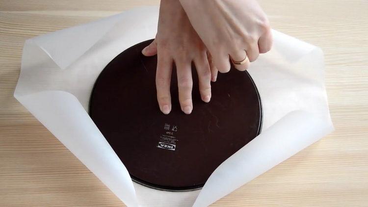 To make a cake, prepare a mold